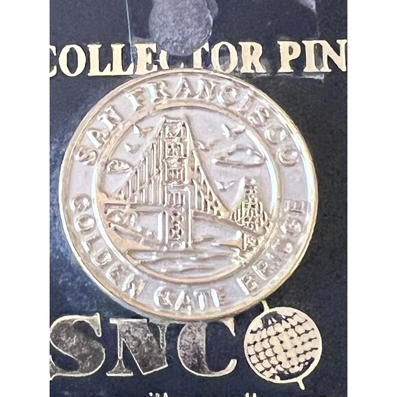 San Francisco GOLDEN GATE BRIDGE Souvenir Pin Brooch - Picture 2 of 6